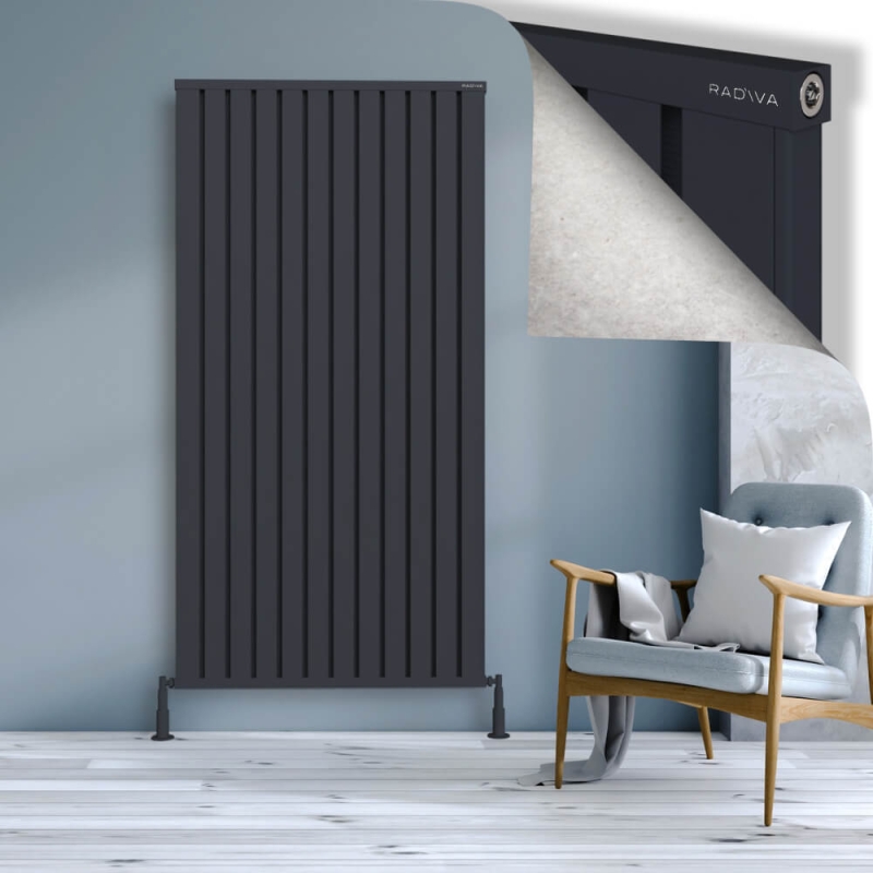 OBI Dekoratif Alüminyum Radyatör 1900x964 Koyu Antrasit - 2OBI19000964B6TS