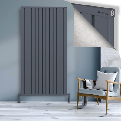 Radiva - OBI Dekoratif Alüminyum Radyatör 2000x1044 Antrasit (1)