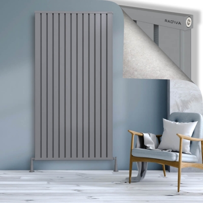 Radiva - OBI Dekoratif Alüminyum Radyatör 2000x1044 Gri (1)