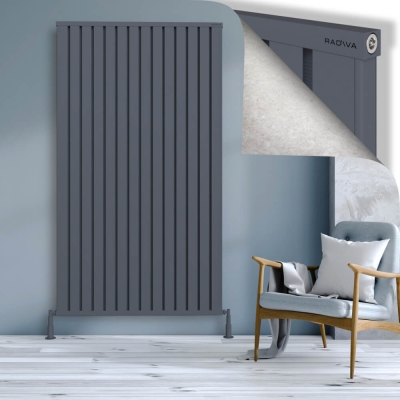Radiva - OBI Dekoratif Alüminyum Radyatör 2000x1124 Antrasit