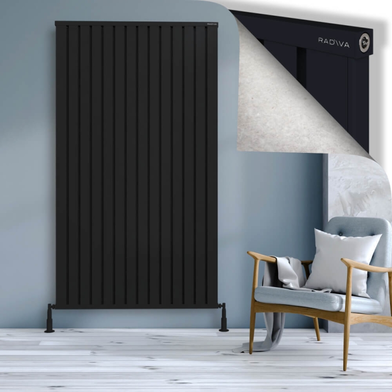 OBI Dekoratif Alüminyum Radyatör 2000x1124 Siyah - 2OBI20001124B3TS