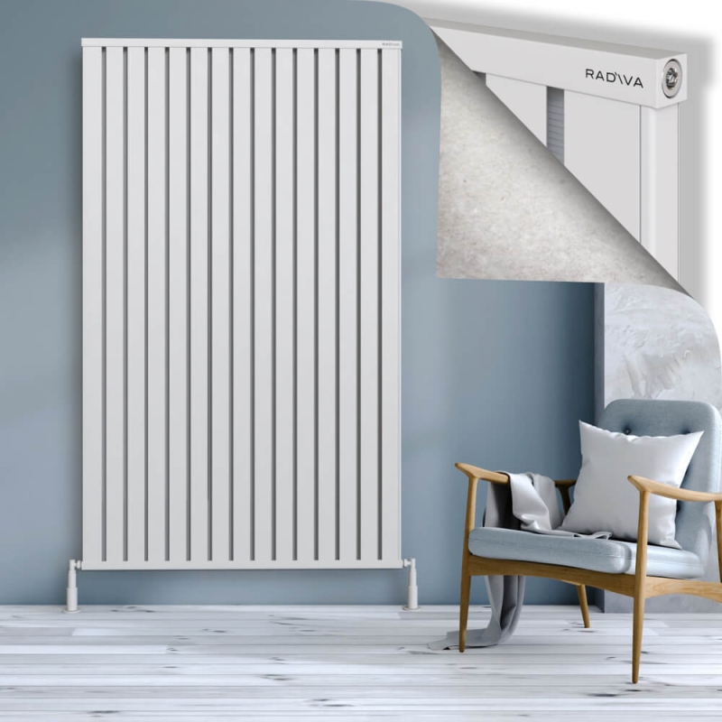 OBI Dekoratif Alüminyum Radyatör 2000x1204 Beyaz - 2OBI20001204B1TS