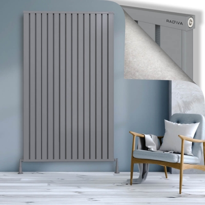 Radiva - OBI Dekoratif Alüminyum Radyatör 2000x1204 Gri (1)