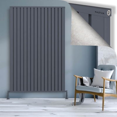 Radiva - OBI Dekoratif Alüminyum Radyatör 2000x1284 Antrasit