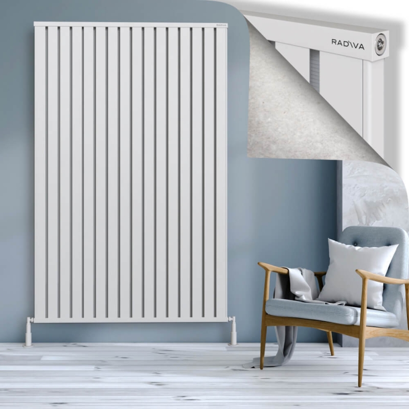 OBI Dekoratif Alüminyum Radyatör 2000x1284 Beyaz - 2OBI20001284B1TS