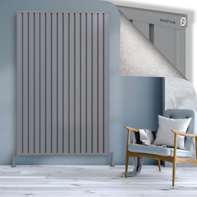 Radiva - OBI Dekoratif Alüminyum Radyatör 2000x1284 Gri (1)