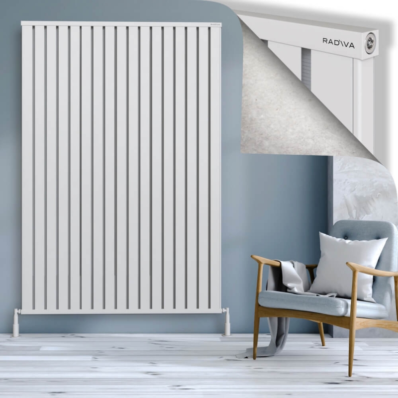 OBI Dekoratif Alüminyum Radyatör 2000x1364 Beyaz - 2OBI20001364B1TS