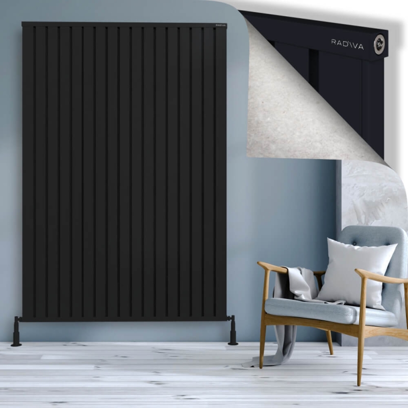 OBI Dekoratif Alüminyum Radyatör 2000x1364 Siyah - 2OBI20001364B3TS