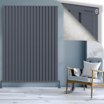 Radiva - OBI Dekoratif Alüminyum Radyatör 2000x1444 Antrasit (1)