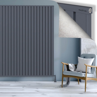 Radiva - OBI Dekoratif Alüminyum Radyatör 2000x2164 Antrasit