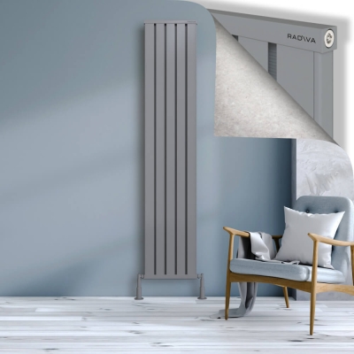 Radiva - OBI Dekoratif Alüminyum Radyatör 2000x404 Gri (1)