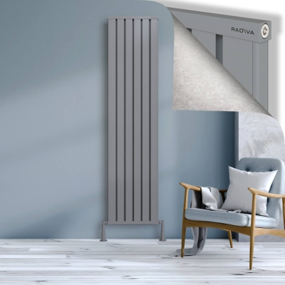 Radiva - OBI Dekoratif Alüminyum Radyatör 2000x484 Gri