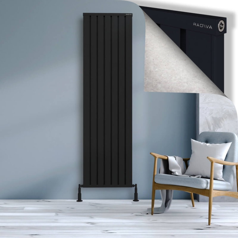 OBI Dekoratif Alüminyum Radyatör 2000x564 Siyah - 2OBI20000564B3TS