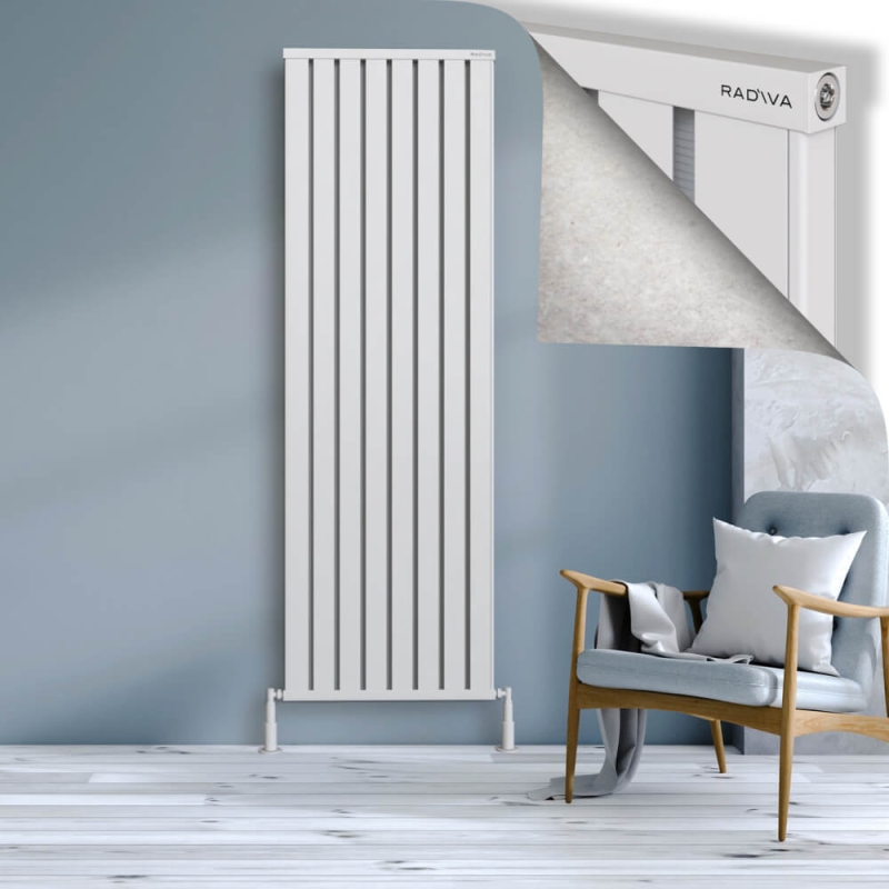 OBI Dekoratif Alüminyum Radyatör 2000x644 Beyaz - 2OBI20000644B1TS