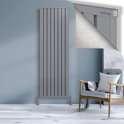 Radiva - OBI Dekoratif Alüminyum Radyatör 2000x644 Gri - 300