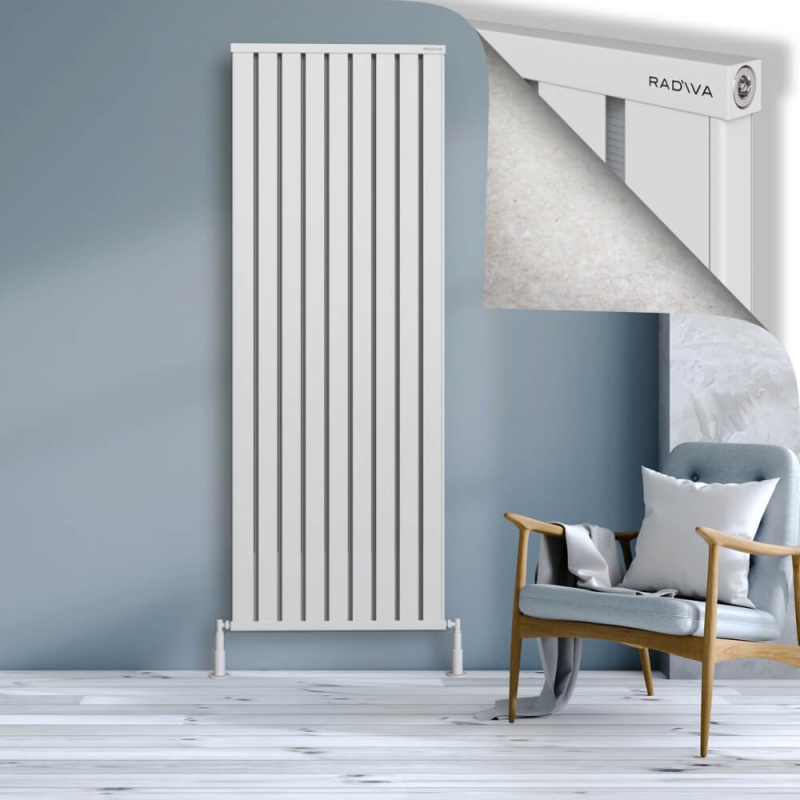 OBI Dekoratif Alüminyum Radyatör 2000x724 Beyaz - 2OBI20000724B1TS