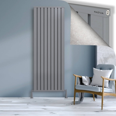Radiva - OBI Dekoratif Alüminyum Radyatör 2000x724 Gri
