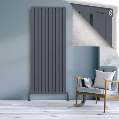 Radiva - OBI Dekoratif Alüminyum Radyatör 2000x804 Antrasit (1)