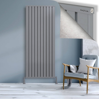 Radiva - OBI Dekoratif Alüminyum Radyatör 2000x804 Gri