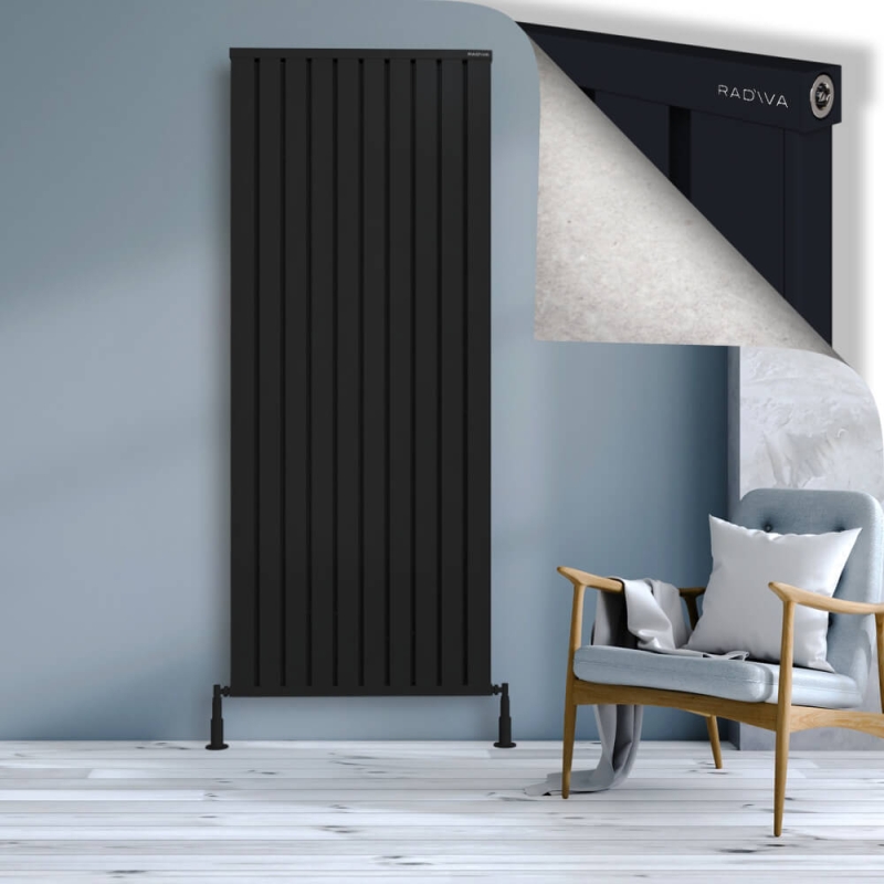 OBI Dekoratif Alüminyum Radyatör 2000x804 Siyah - 2OBI20000804B3TS