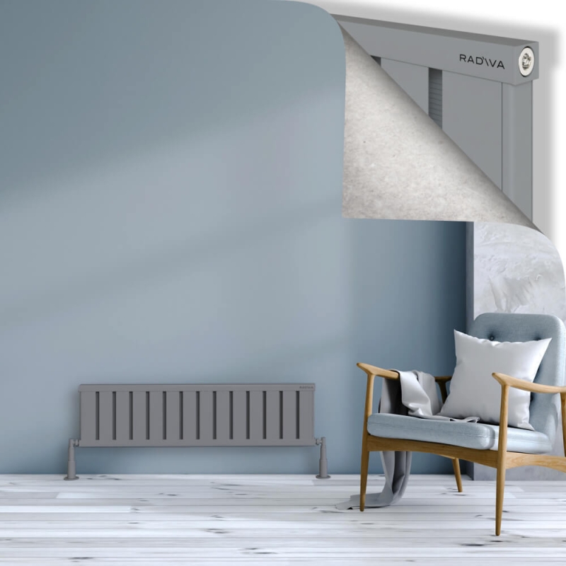 OBI Dekoratif Alüminyum Radyatör 300x1124 Gri - 2OBI03001124BLTS