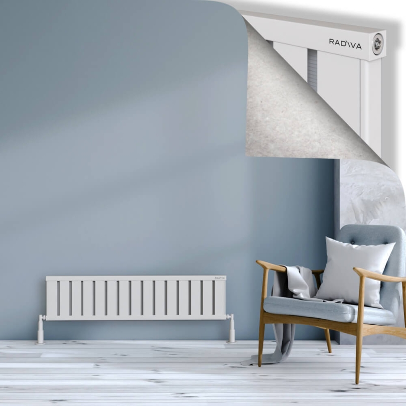 OBI Dekoratif Alüminyum Radyatör 300x1204 Beyaz - 2OBI03001204B1TS