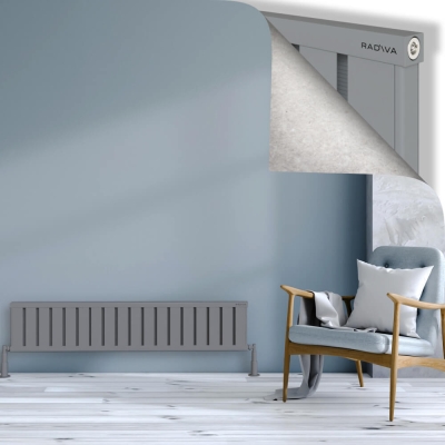 Radiva - OBI Dekoratif Alüminyum Radyatör 300x1444 Gri