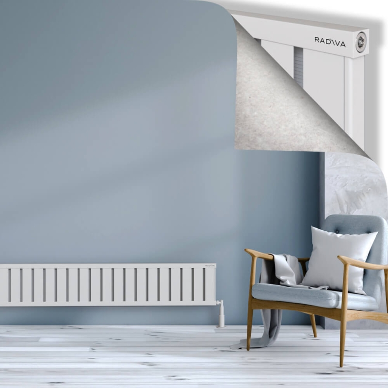 OBI Dekoratif Alüminyum Radyatör 300x1844 Beyaz - 2OBI03001844B1TS