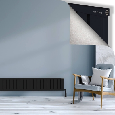 Radiva - OBI Dekoratif Alüminyum Radyatör 300x2324 Siyah (1)