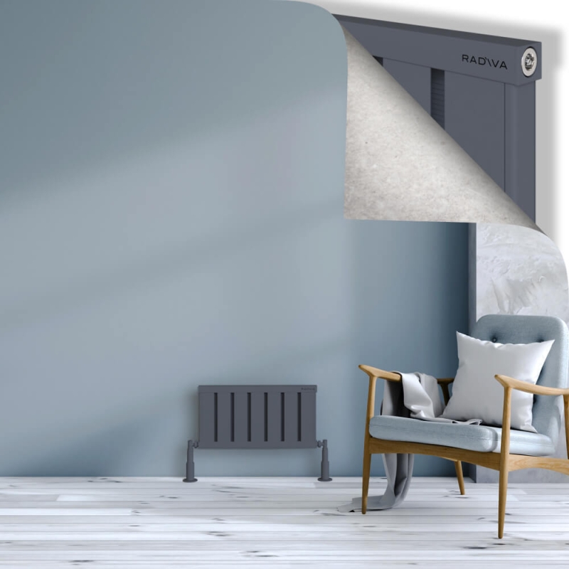 OBI Dekoratif Alüminyum Radyatör 300x564 Antrasit - 2OBI03000564B2TS