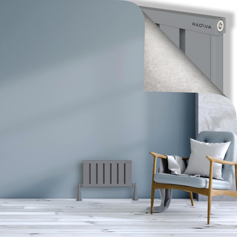 OBI Dekoratif Alüminyum Radyatör 300x564 Gri - 2OBI03000564BLTS