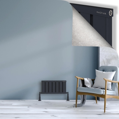 Radiva - OBI Dekoratif Alüminyum Radyatör 300x564 Koyu Antrasit (1)