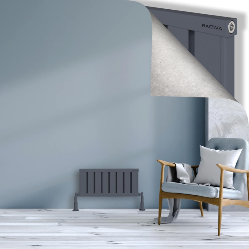 OBI Dekoratif Alüminyum Radyatör 300x644 Antrasit - 2OBI03000644B2TS