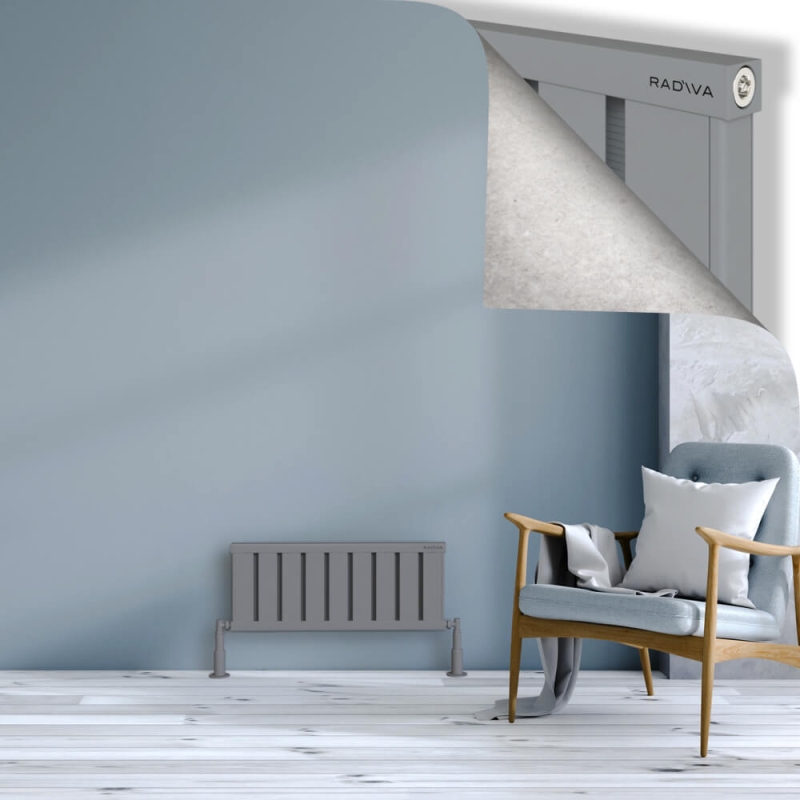 OBI Dekoratif Alüminyum Radyatör 300x724 Gri - 2OBI03000724BLTS