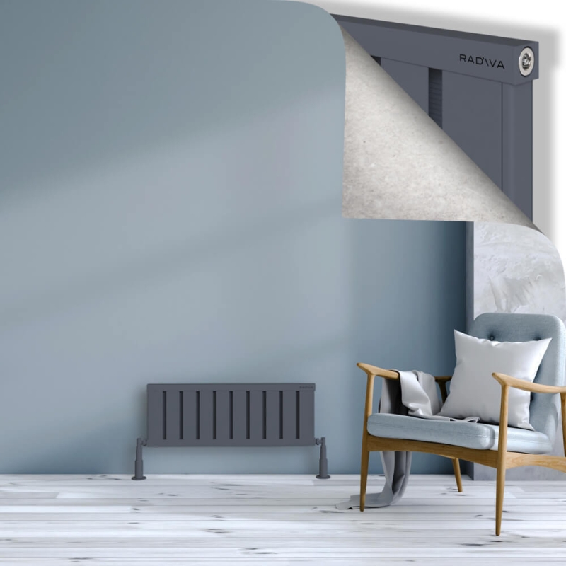 OBI Dekoratif Alüminyum Radyatör 300x804 Antrasit - 2OBI03000804B2TS