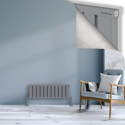 Radiva - OBI Dekoratif Alüminyum Radyatör 300x884 Gri (1)