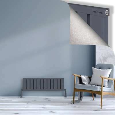 Radiva - OBI Dekoratif Alüminyum Radyatör 300x964 Antrasit (1)