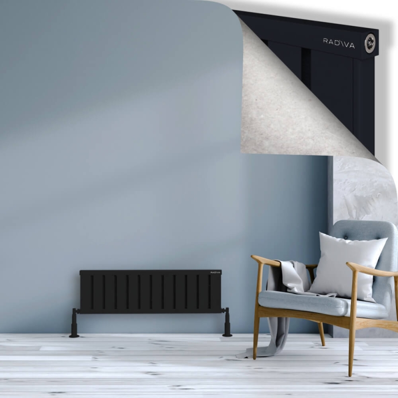 OBI Dekoratif Alüminyum Radyatör 300x964 Siyah - 2OBI03000964B3TS