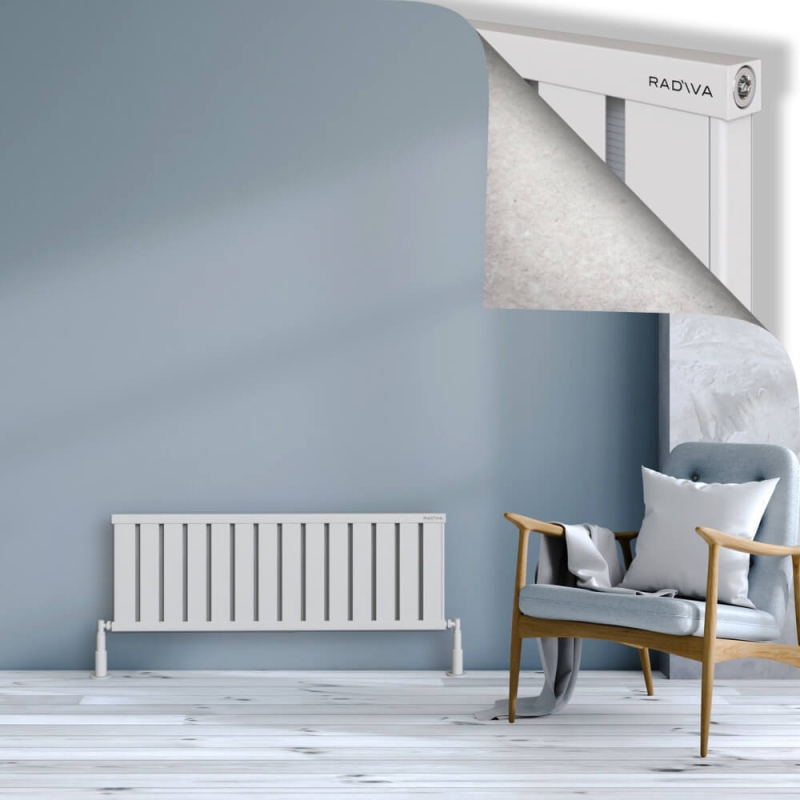 OBI Dekoratif Alüminyum Radyatör 400x1124 Beyaz - 2OBI04001124B1TS