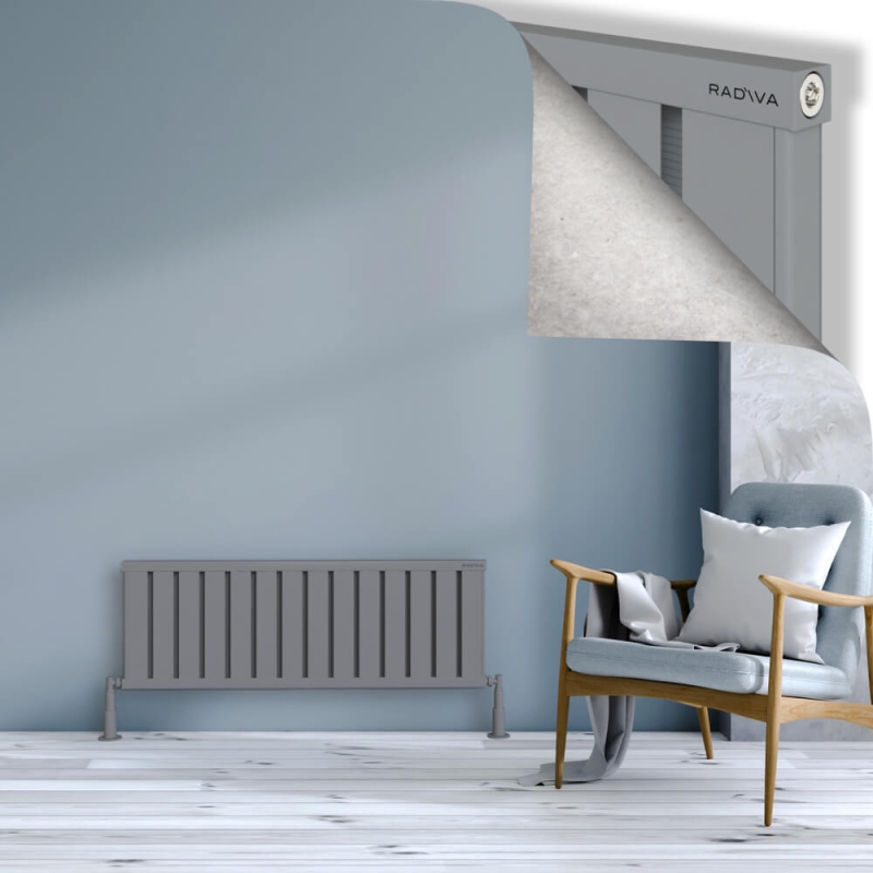 OBI Dekoratif Alüminyum Radyatör 400x1124 Gri - 2OBI04001124BLTS