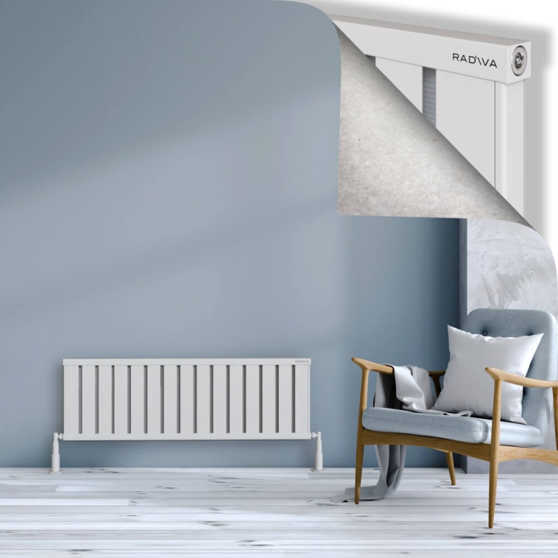 OBI Dekoratif Alüminyum Radyatör 400x1204 Beyaz - 2OBI04001204B1TS