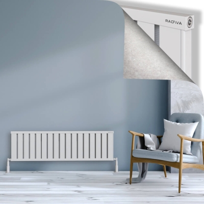 Radiva - OBI Dekoratif Alüminyum Radyatör 400x1364 Beyaz