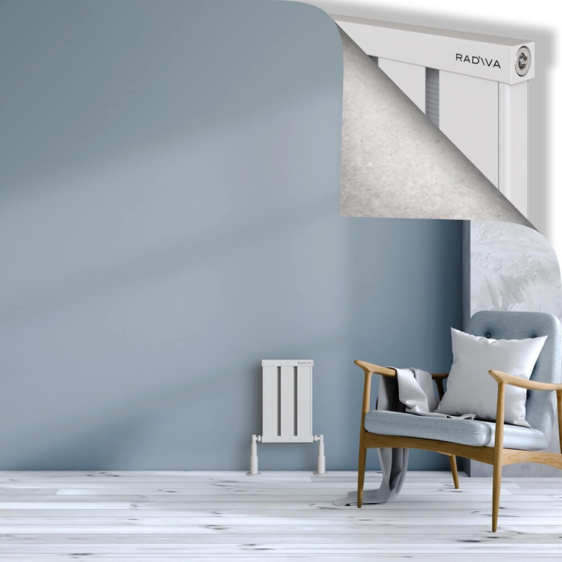 OBI Dekoratif Alüminyum Radyatör 400x244 Beyaz - 2OBI04000244B1TS