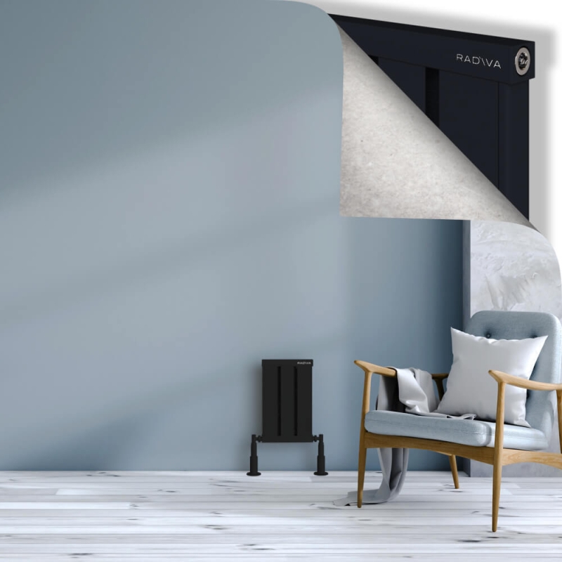 OBI Dekoratif Alüminyum Radyatör 400x244 Siyah - 2OBI04000244B3TS