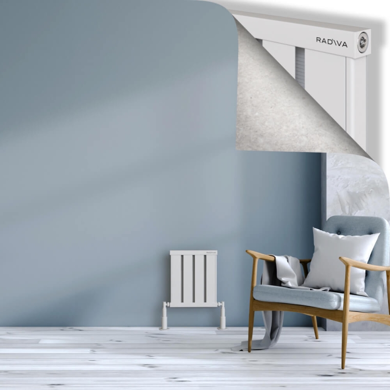 OBI Dekoratif Alüminyum Radyatör 400x324 Beyaz - 2OBI04000324B1TS