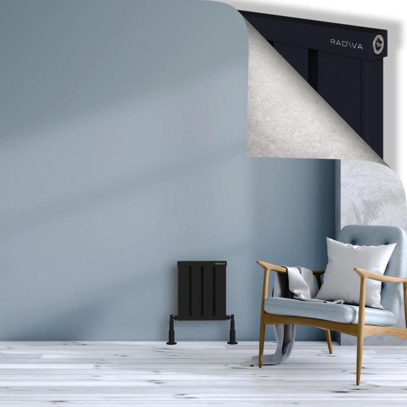 OBI Dekoratif Alüminyum Radyatör 400x324 Siyah - 2OBI04000324B3TS