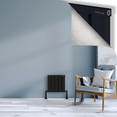 Radiva - OBI Dekoratif Alüminyum Radyatör 400x404 Siyah (1)