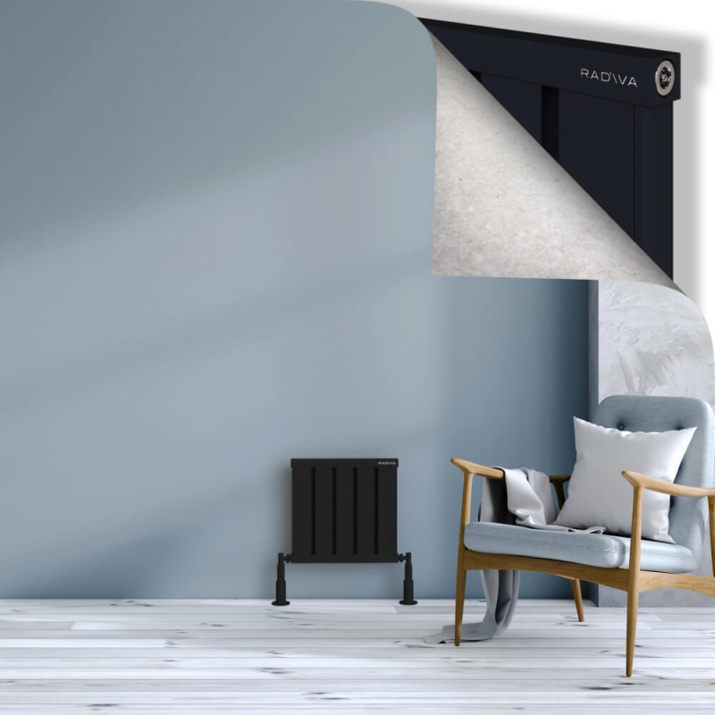 OBI Dekoratif Alüminyum Radyatör 400x404 Siyah - 2OBI04000404B3TS