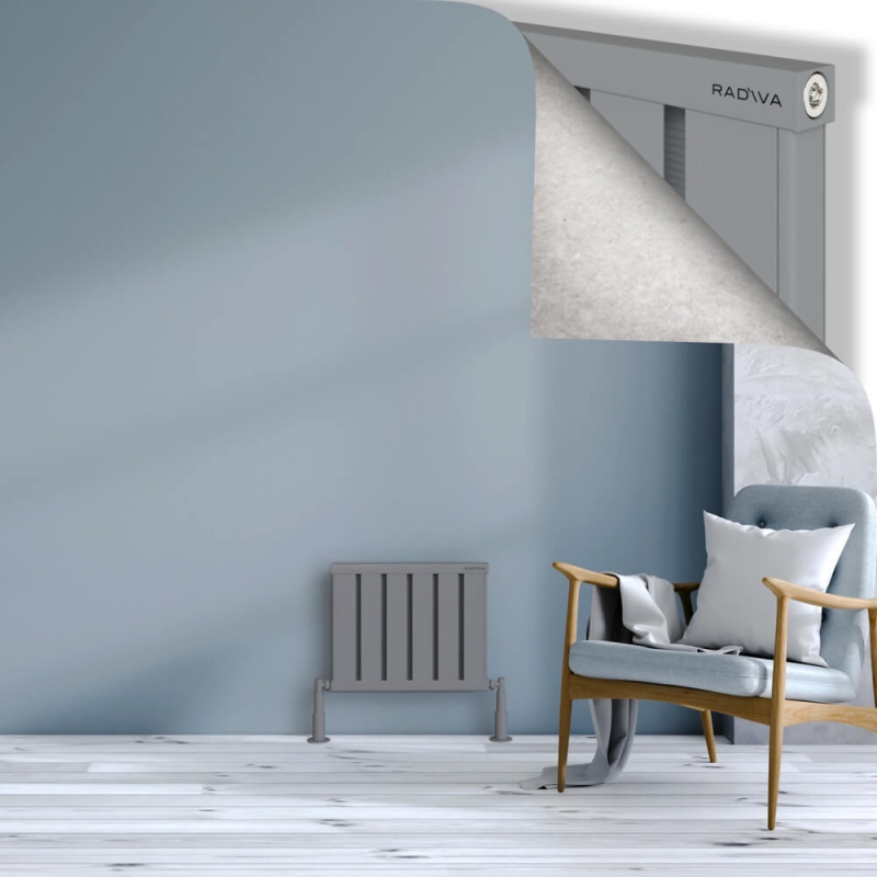 OBI Dekoratif Alüminyum Radyatör 400x484 Gri - 2OBI04000484BLTS