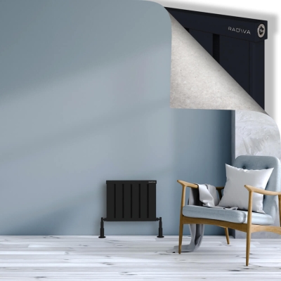 Radiva - OBI Dekoratif Alüminyum Radyatör 400x484 Siyah